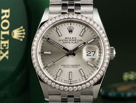 rolex datejust 126284rbr quadrante nero|rolex 36mm diamond dial.